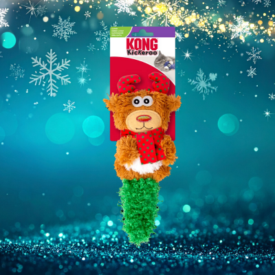 KONG Fluffy Reindeer Toy
